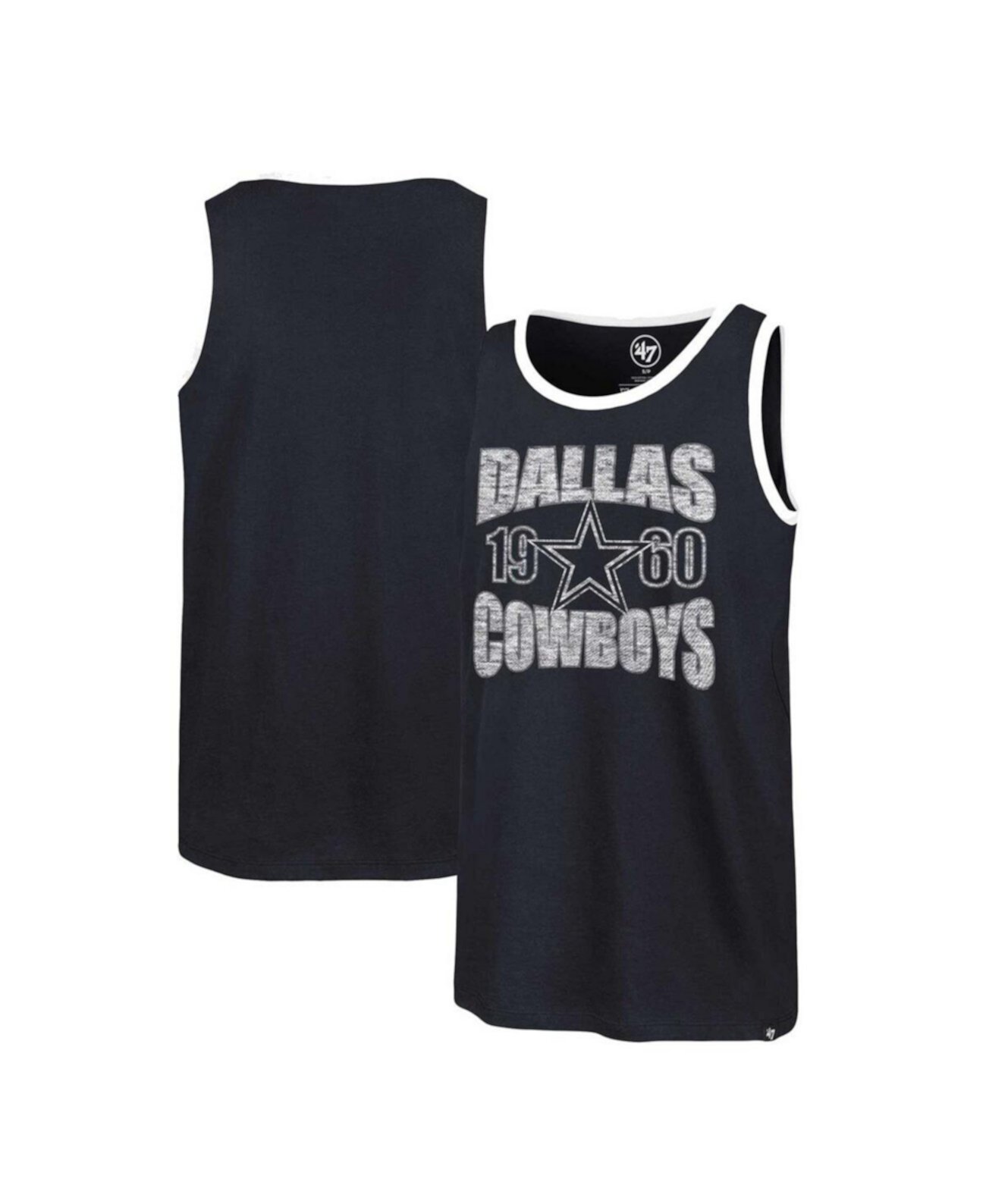 Мужская майка Dallas Cowboys Upload Franklin от '47 Brand из 100% хлопка '47 Brand