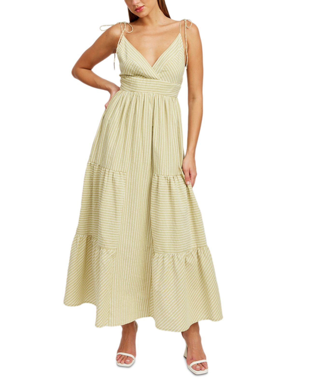 Women's Amara Tiered V-Neck Maxi Dress EN SAISON