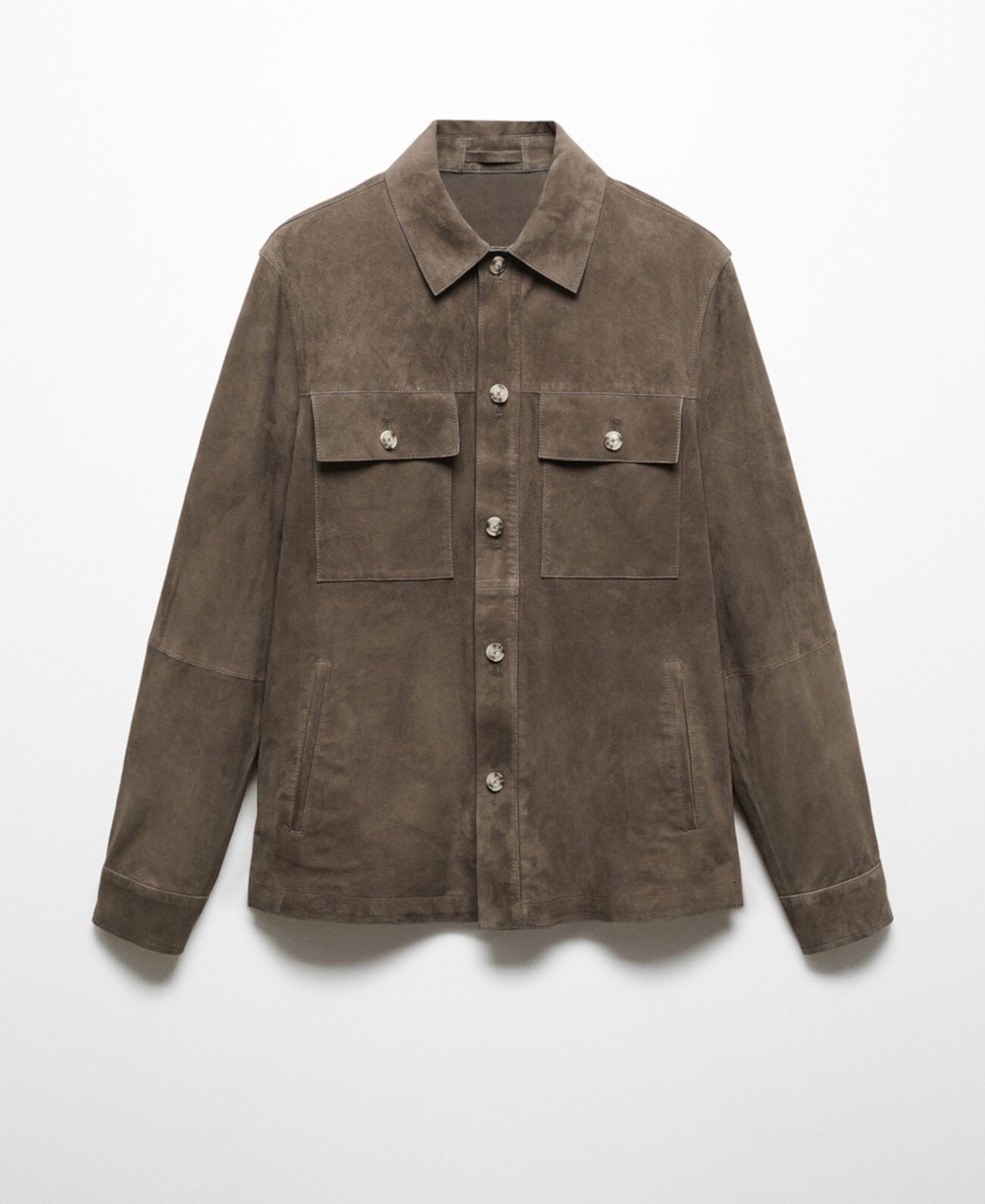 Men's Pocket Leather Jacket MANGO