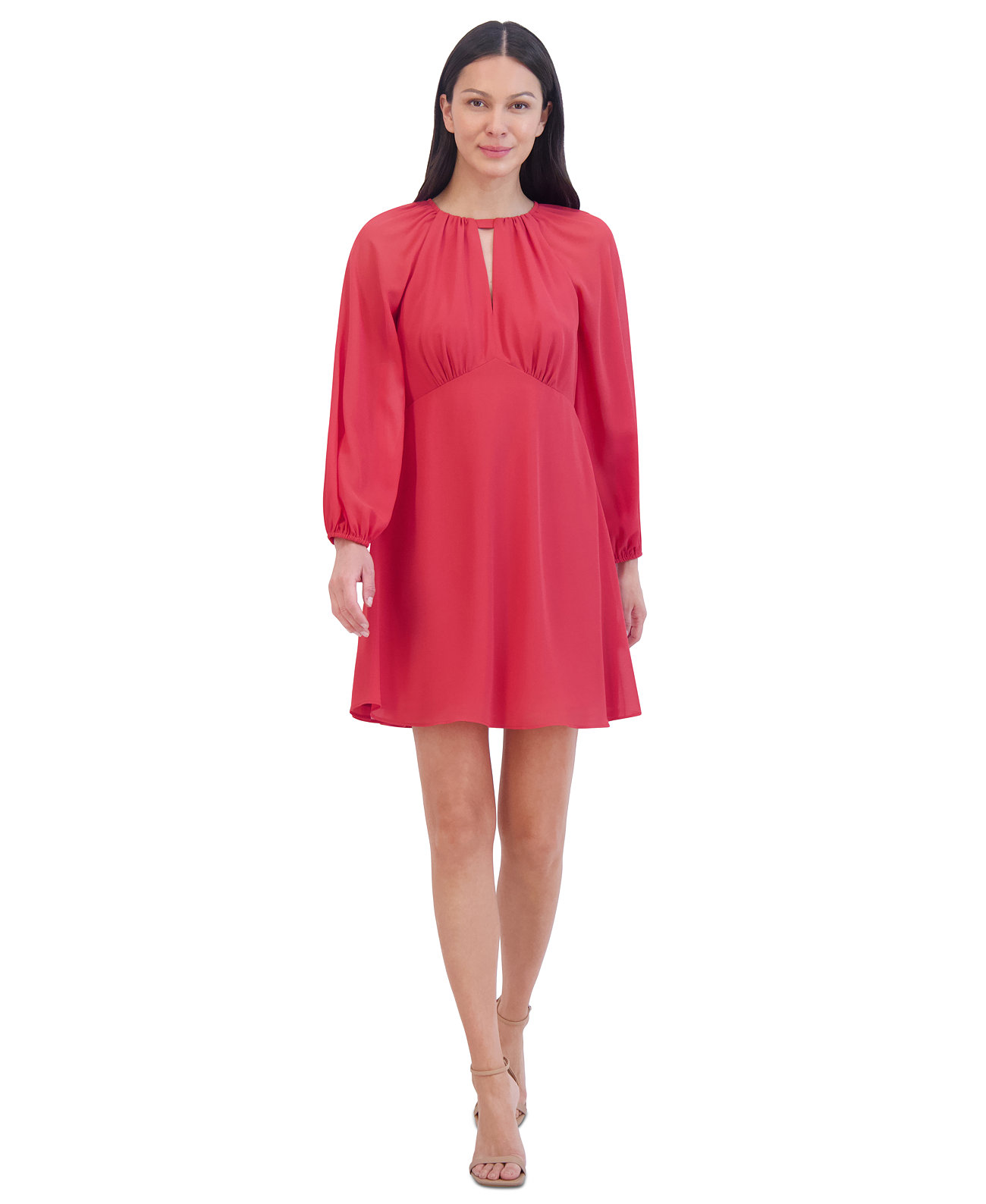 Petite Keyhole Fit & Flare Dress Jessica Howard