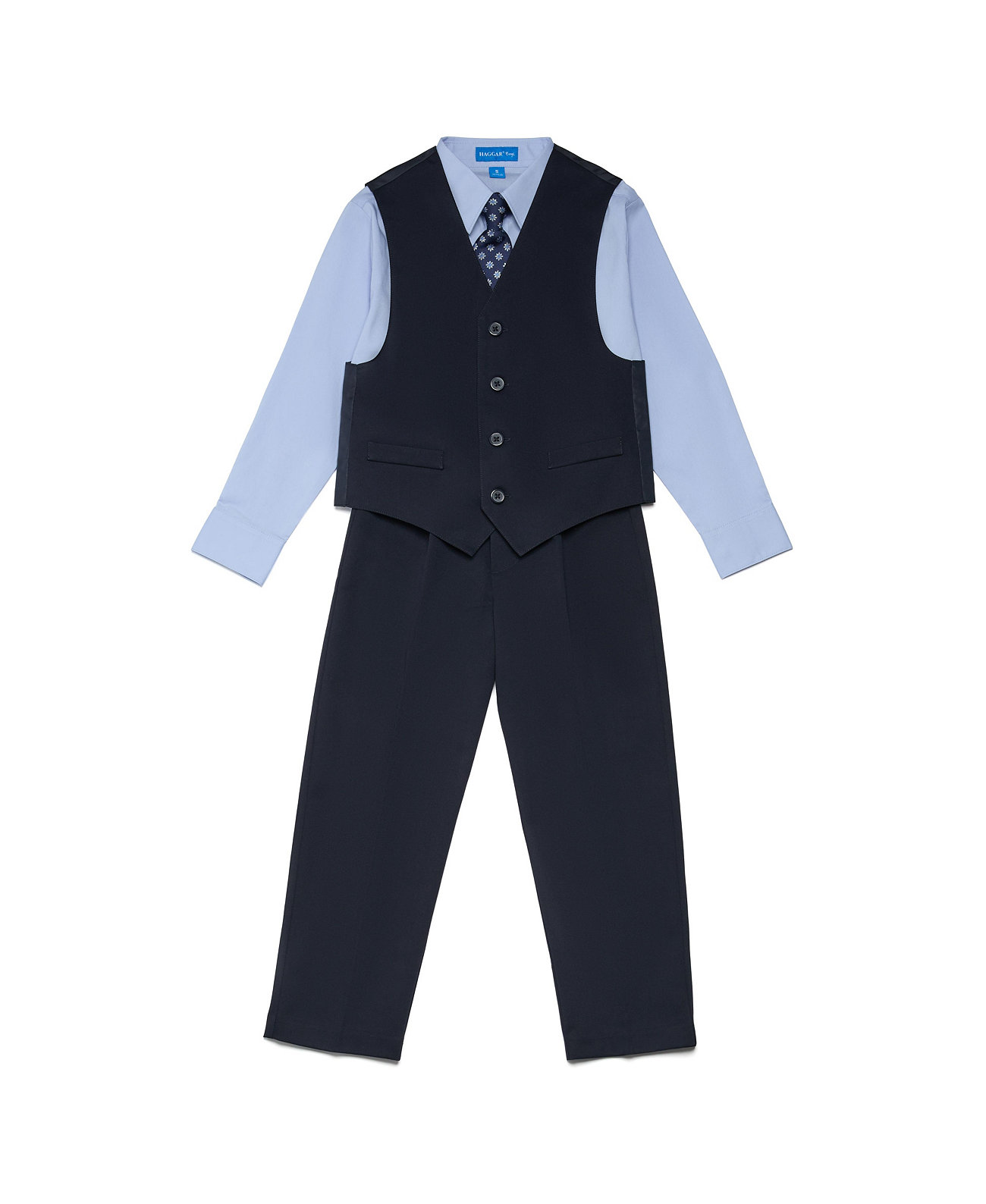 Костюм HAGGAR Для мальчиков Boys 4 Piece Vest Set HAGGAR