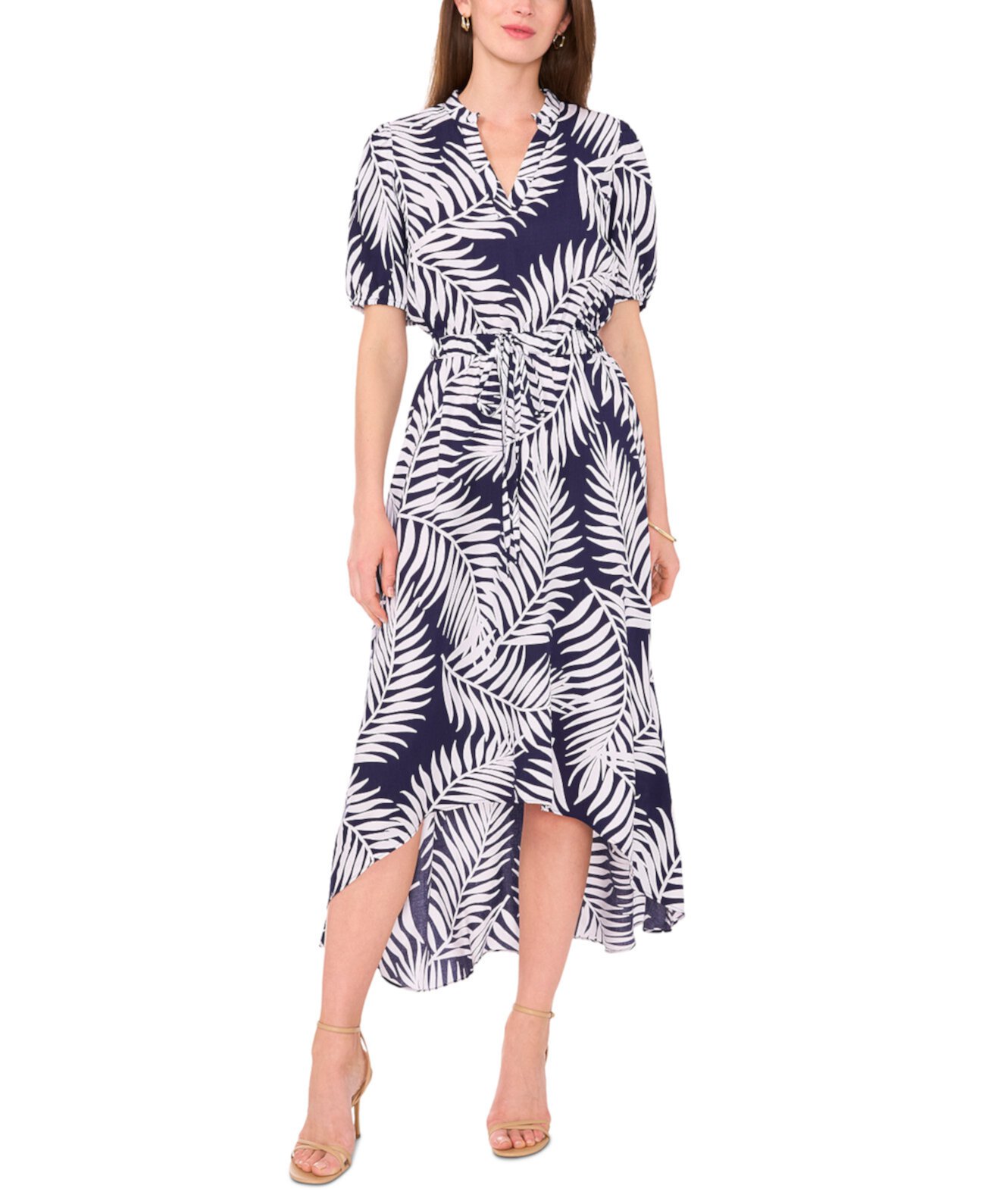 Women's Printed High-Low Maxi Dress Sam & Jess