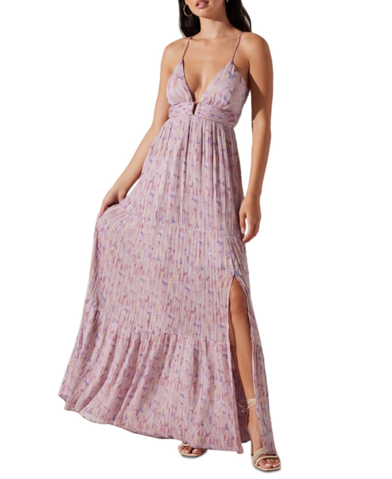 Women's Minari Printed Sleeveless Maxi Dress ASTR