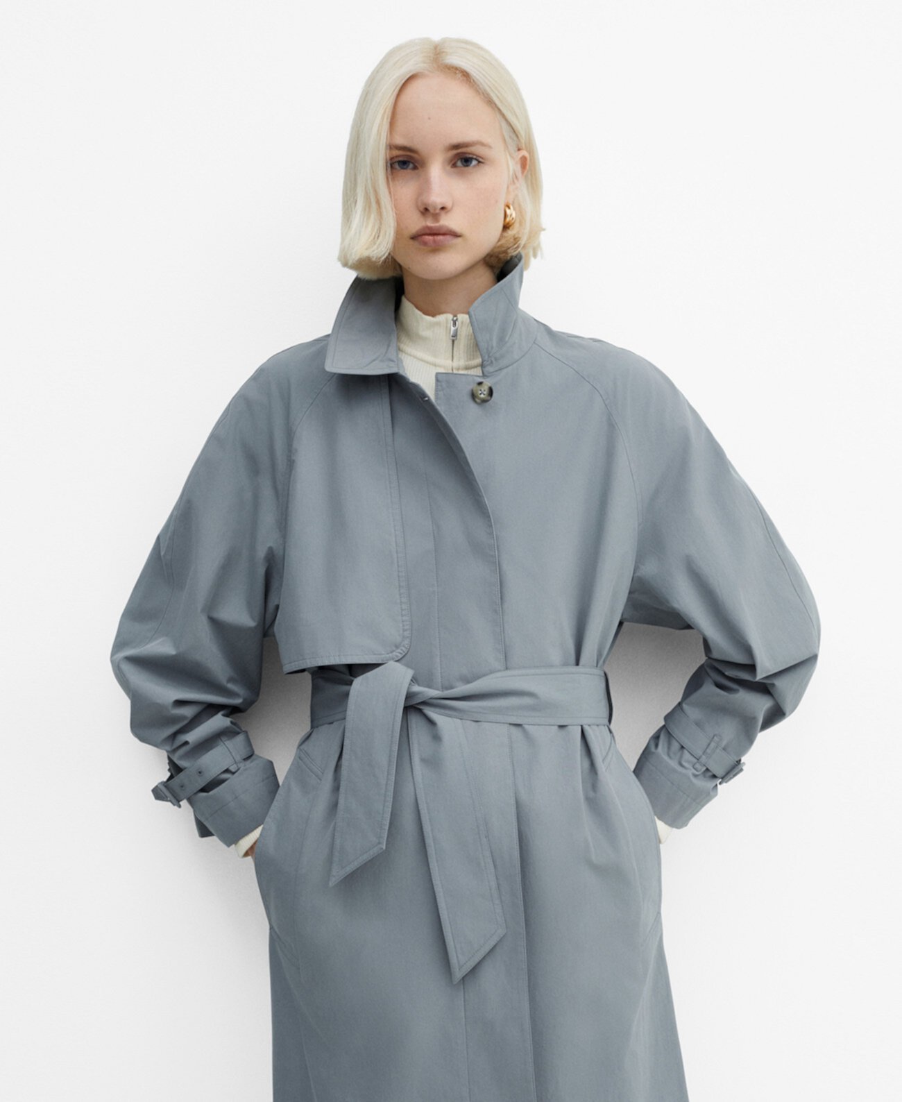 Маркетплейс Usmall.ru: заказать Women&#x27;s Belted Cotton Trench Coat <b>MANGO</b>...