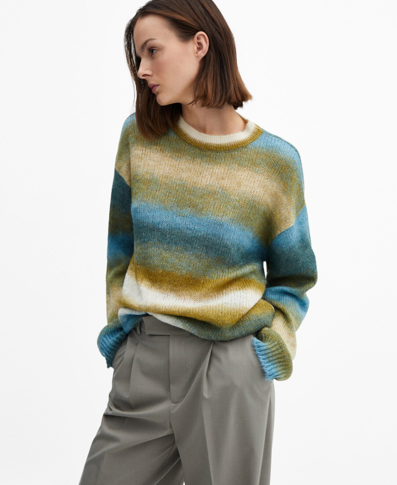Women's Degraded Knitted Sweater MANGO