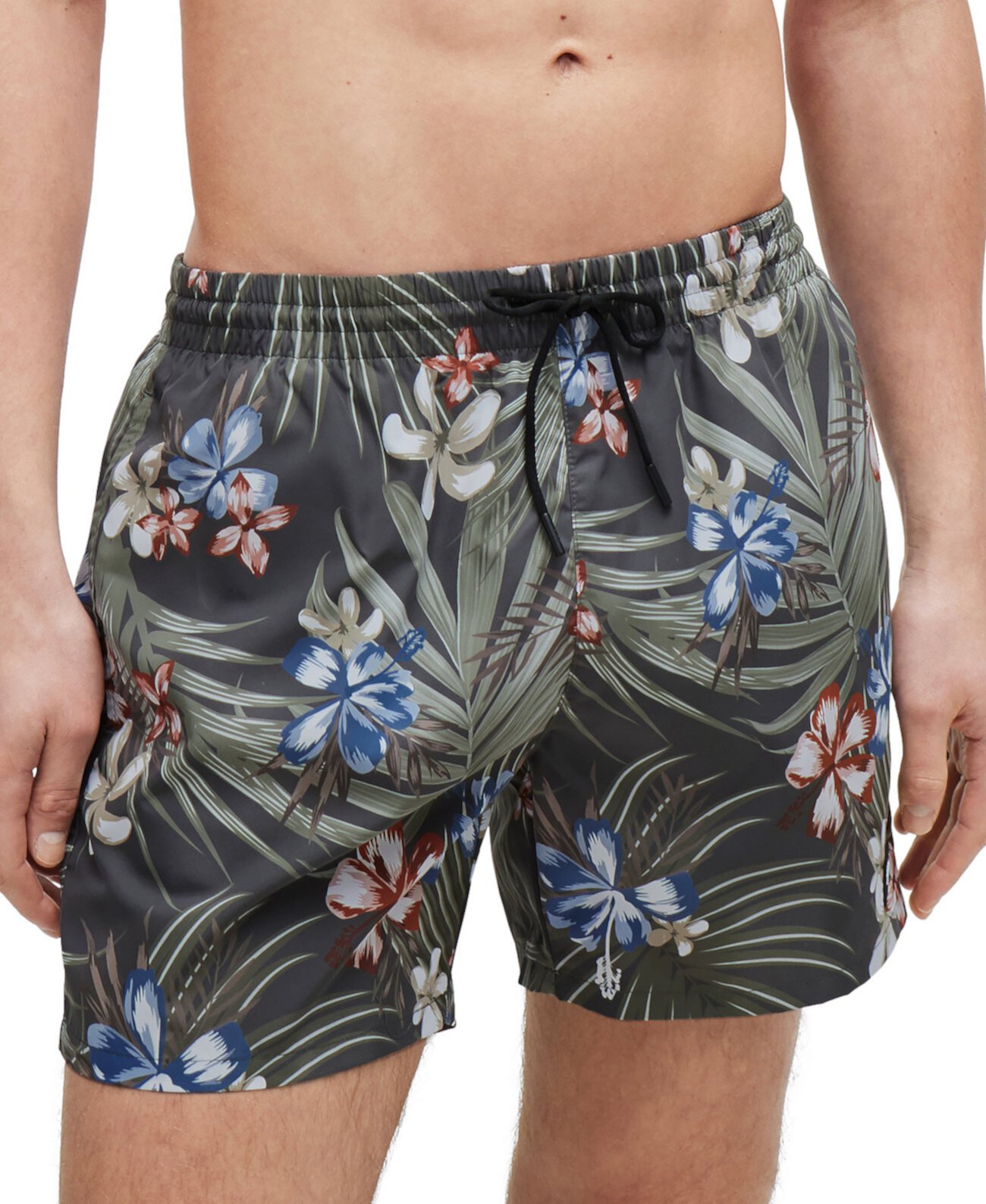 Men's Printed Quick-Drying Swim Shorts BOSS