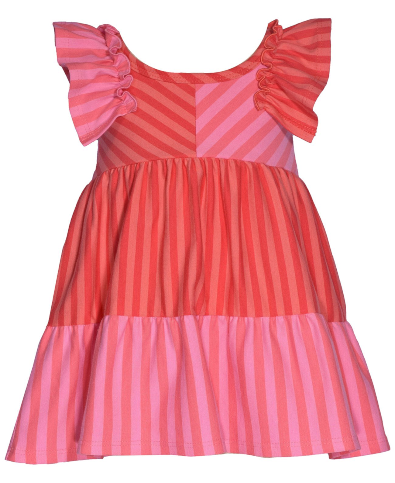 Сарафан Bonnie Jean Для девочек Flutter-Sleeve Striped Knit Dress Bonnie Jean