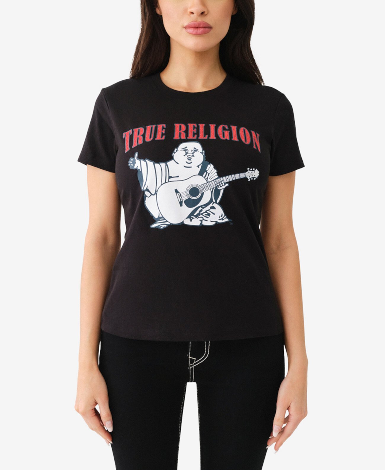 Женская Футболка True Religion Buddha Slim Crew Tee True Religion