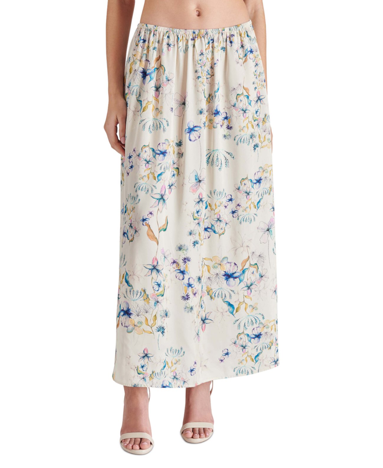 Women's Noemi Floral-Print Pull-On Skirt Steve Madden