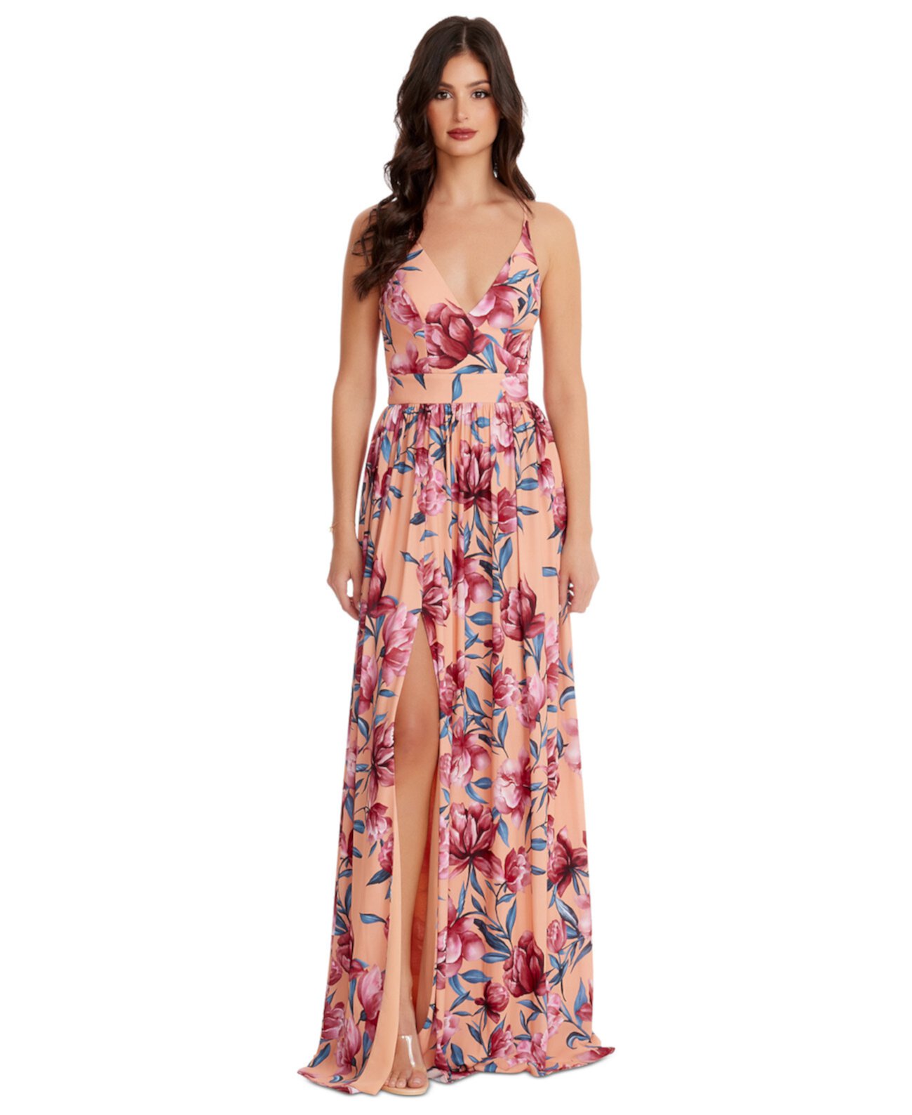 Women's Danae Floral-Print Maxi Dress Dress the Population