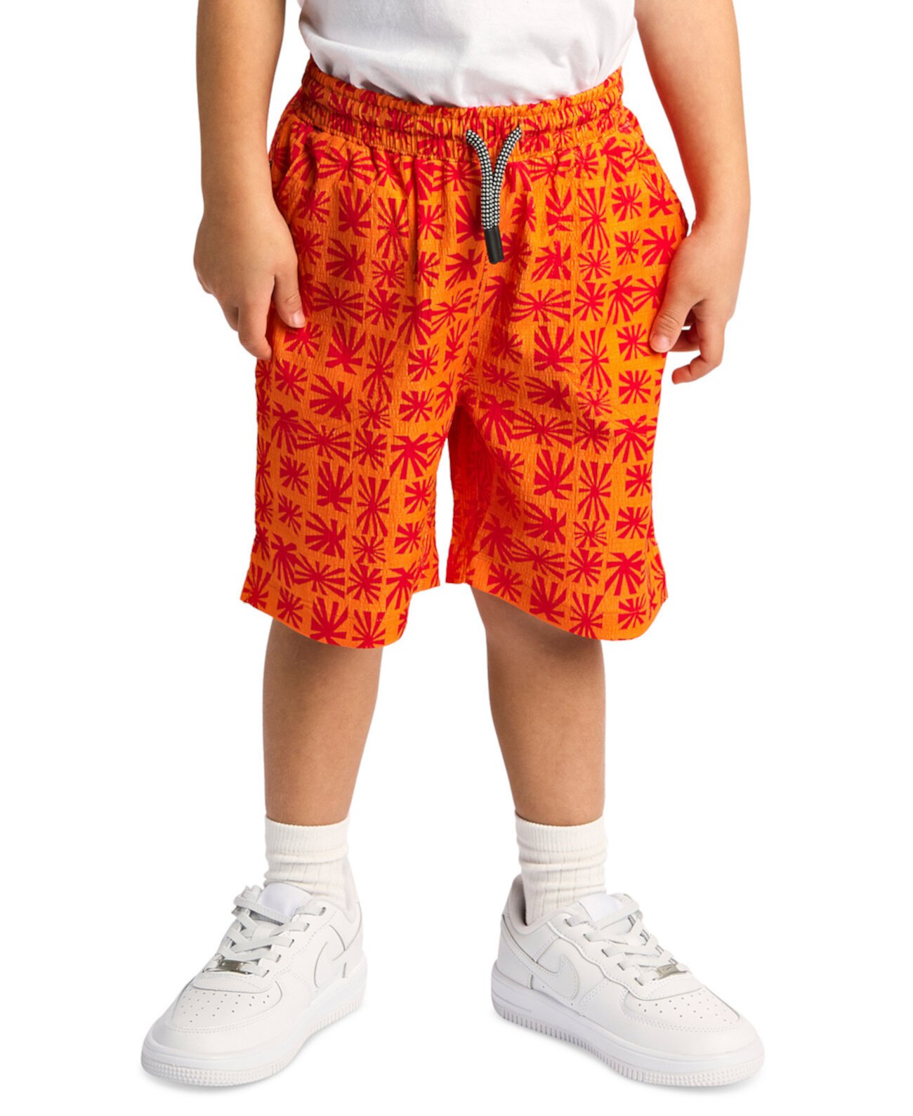 Шорты Для Мальчиков Sovereign Code Big Boys Printed Seersucker Elastic-Waistband Shorts Sovereign Code