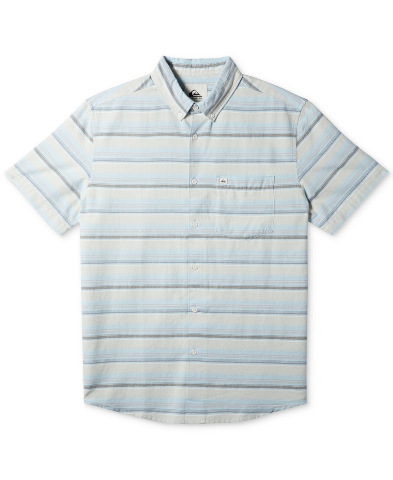 Футболка Quiksilver Для мальчиков Oxford Stripe Classic с коротким рукавом из хлопка Quiksilver