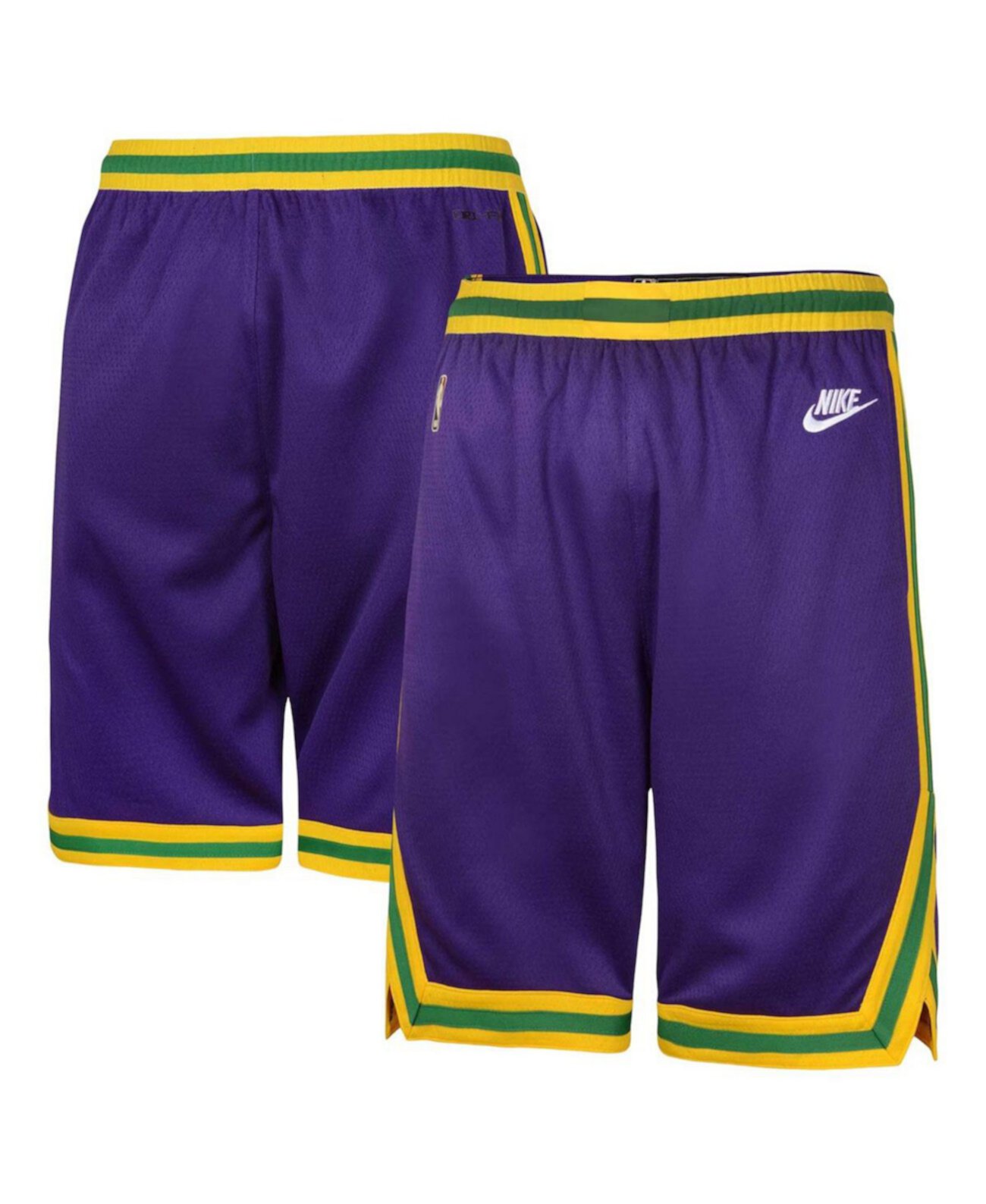 Спортивные шорты Nike для мальчиков и девочек Nba Purple Utah Jazz Classic Edition Swingman Nike