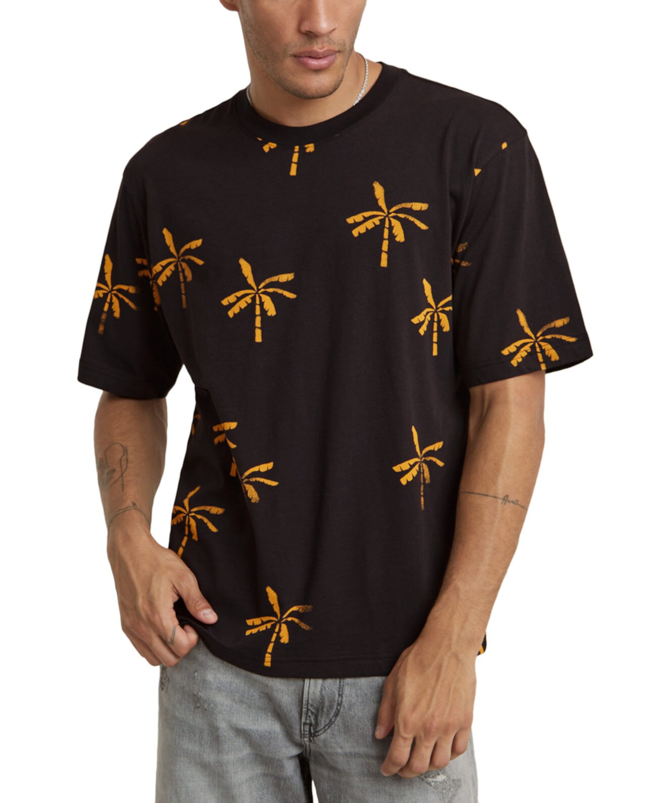 Мужская Футболка G-STAR RAW Musa Palm Tree Graphic G-STAR RAW