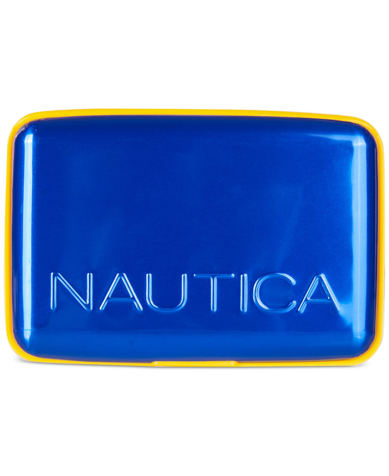 Men's Embossed-Logo RFID Aluminum Security Wallet Nautica
