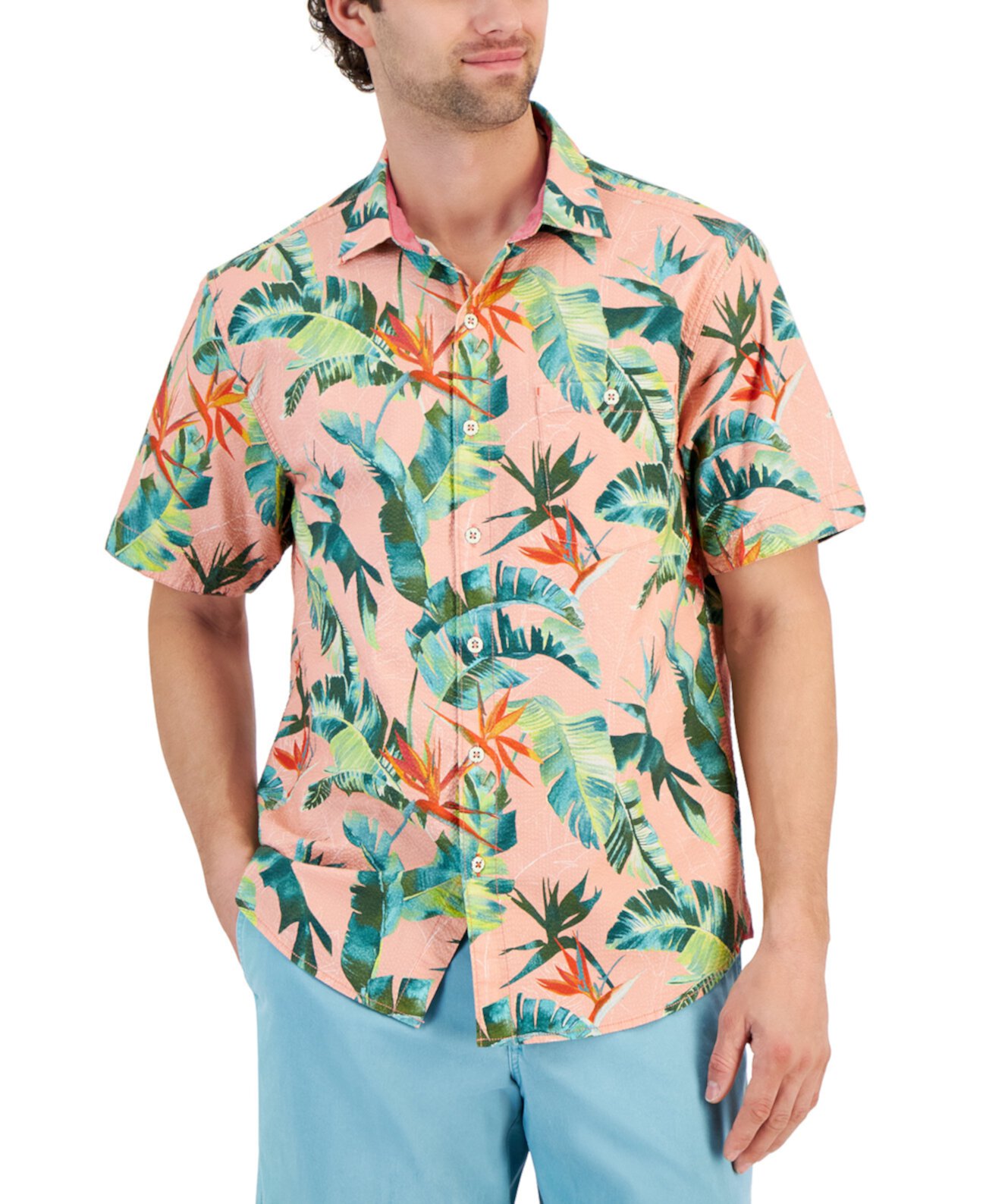 Мужская Повседневная рубашка Tommy Bahama Nova Wave Sunnyvale Floral Tommy Bahama