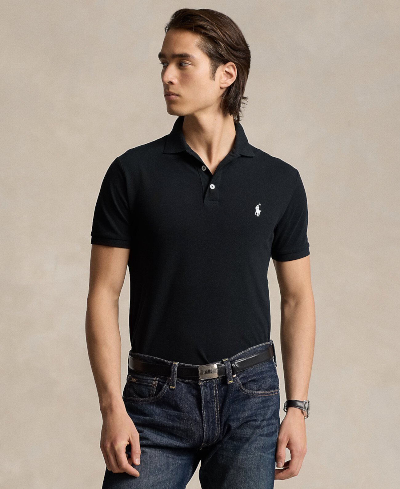 Men's Classic-Fit Stretch Mesh Polo Shirt Polo Ralph Lauren