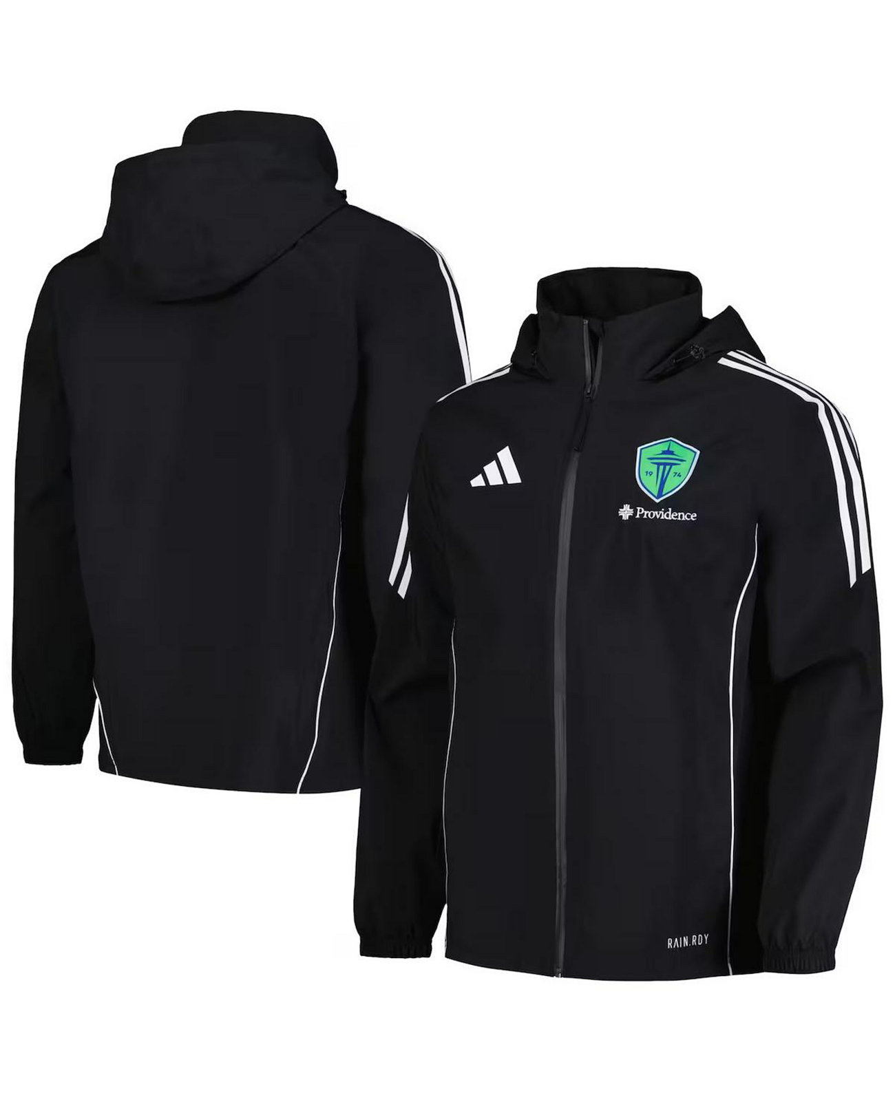 Мужская Кофта Adidas Seattle Sounders FC Tiro 24 Полная Молния Ветровка Adidas