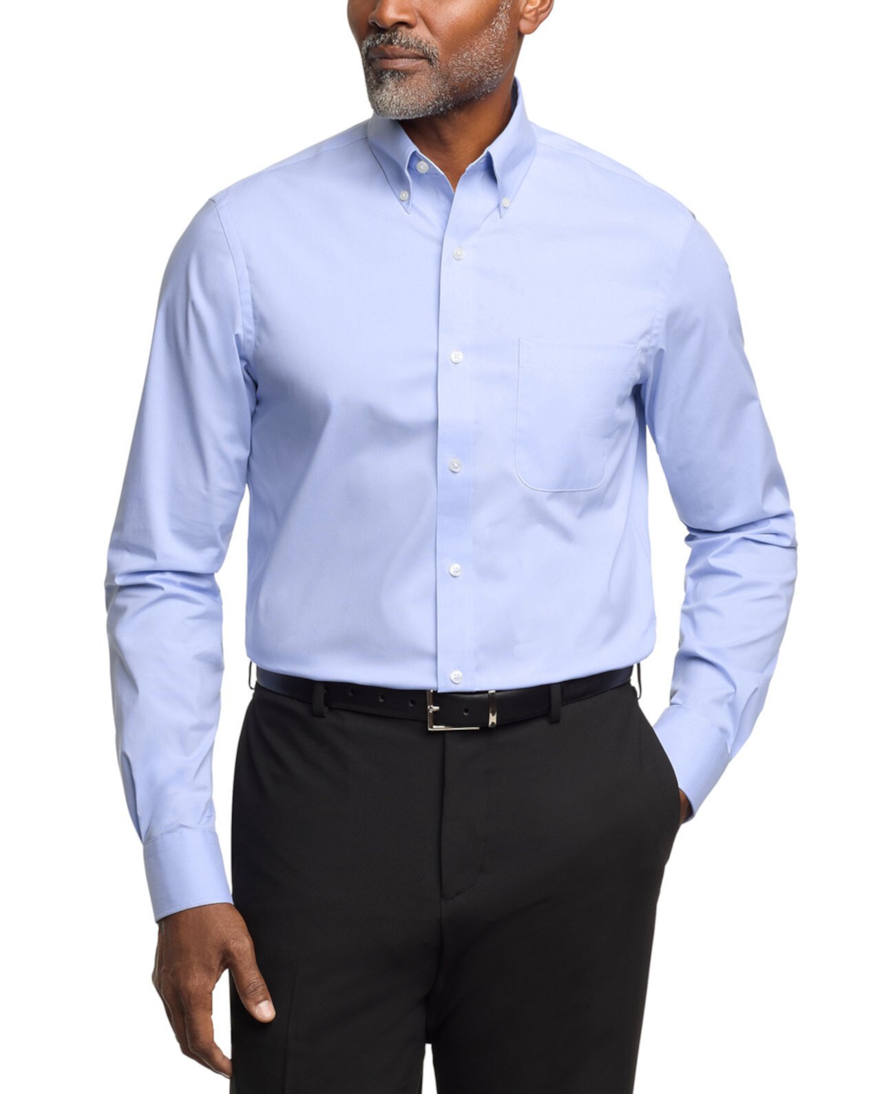 Мужская Классическая Рубашка Tommy Hilfiger Regular Fit Wrinkle Resistant Stretch Tommy Hilfiger