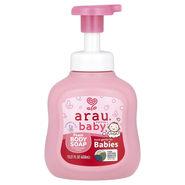 Мыло для рук и тела для детей arau.baby Foam Body Soap, Lavender, 450 мл Arau.baby