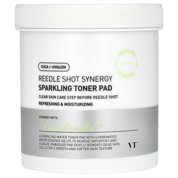 Reedle Shot Synergy, Sparkling Toner Pad, 80 Pads VT Cosmetics