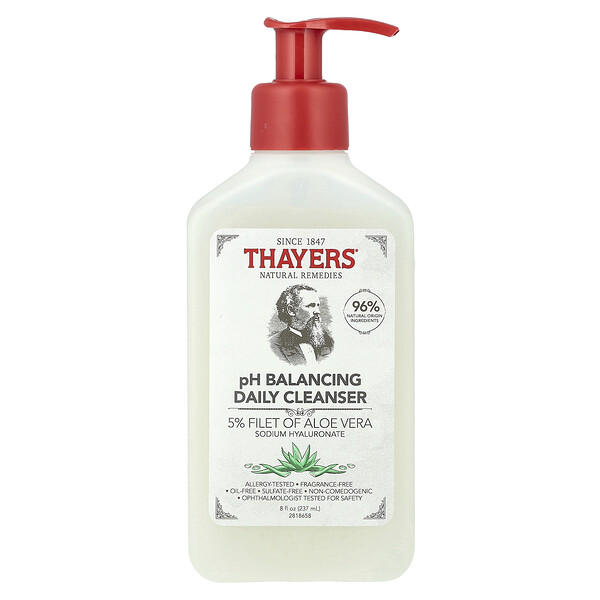 pH Balancing Daily Cleanser, Fragrance Free, 8 fl oz (237 ml) Thayers