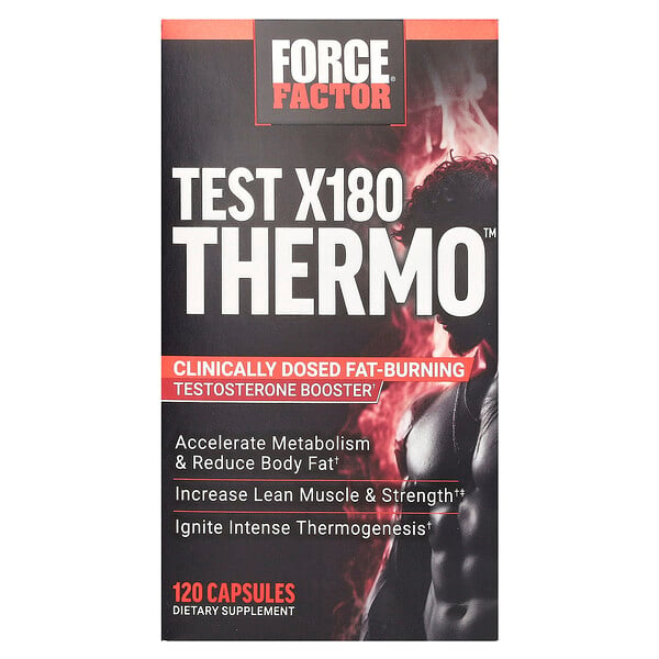 Test X180 Thermo™, 120 Capsules Force Factor