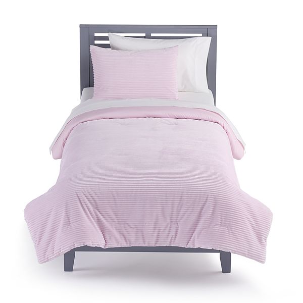 The Big One Kids™ Shay Ribbed Cozy Plush Comforter Set with Shams The Big One