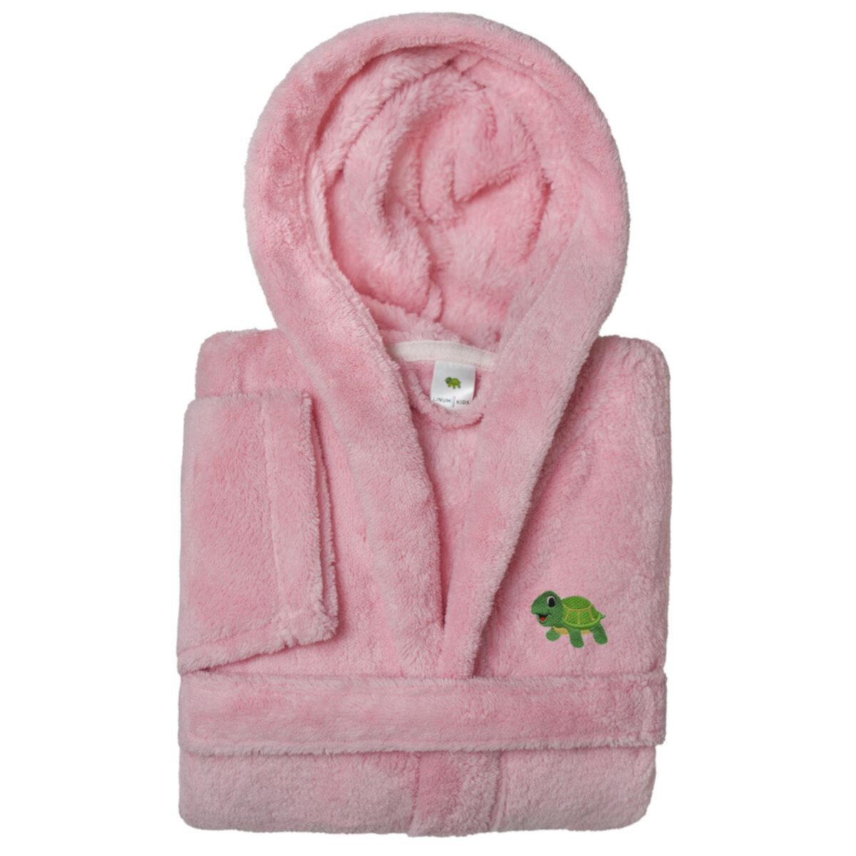 Linum Home Textiles Kids Super Plush Hooded Turtle Bath Robe Linum Home