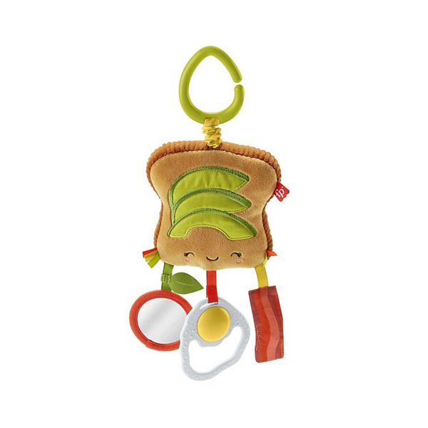 Fisher-Price Brunch & Go Stroller Pretend Food Sensory Baby Toy Fisher-Price