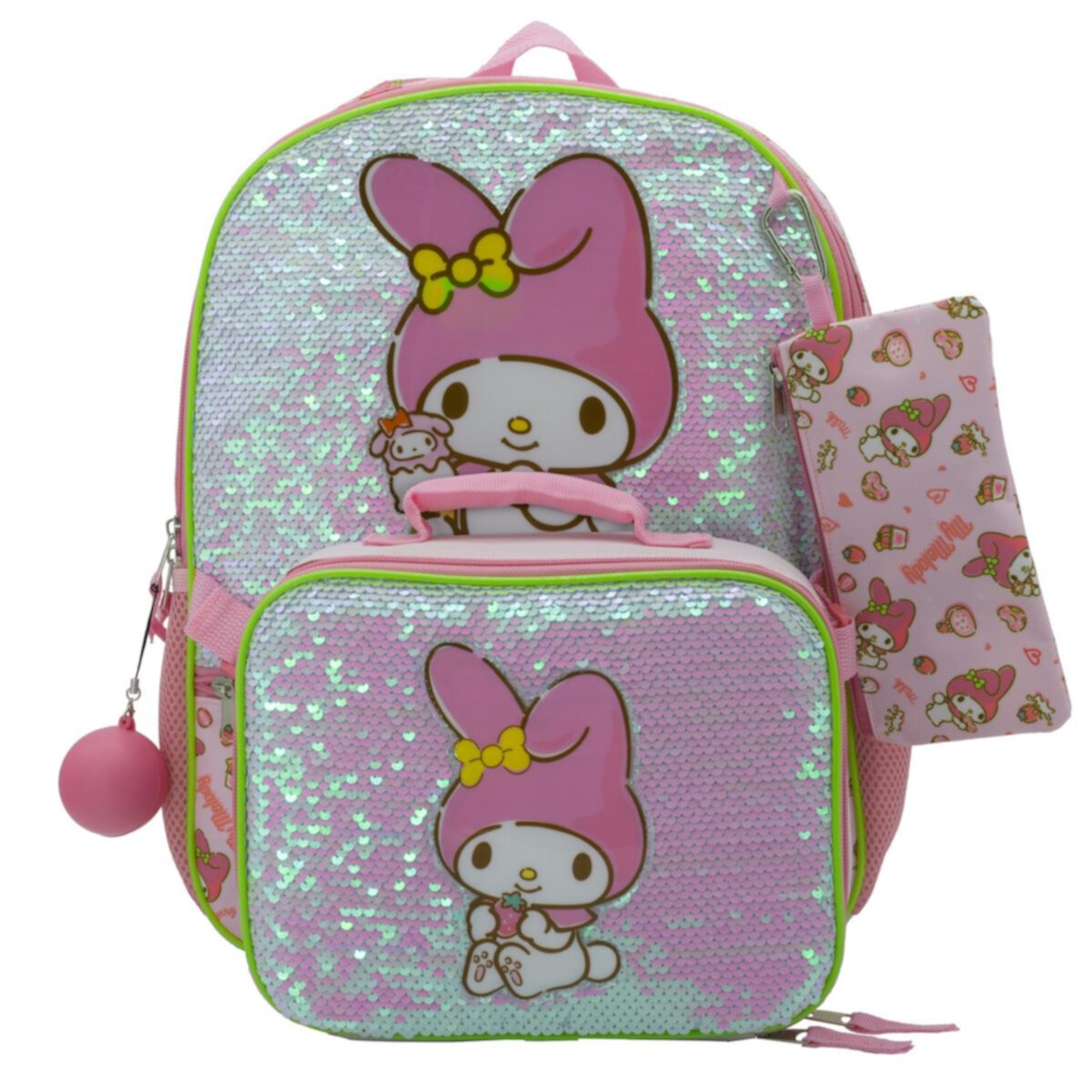 5-Piece My Melody Backpack Set Licensed Character