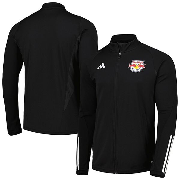 Мужской тренировочный топ adidas с полной молнией New York Red Bulls 2023, AEROREADY Adidas