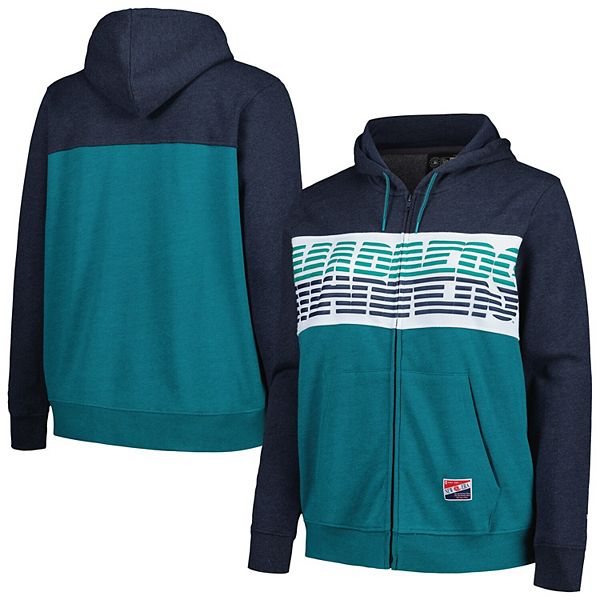 Женская Повседневная куртка New Era Seattle Mariners Plus Size Color Block с полной застежкой New Era