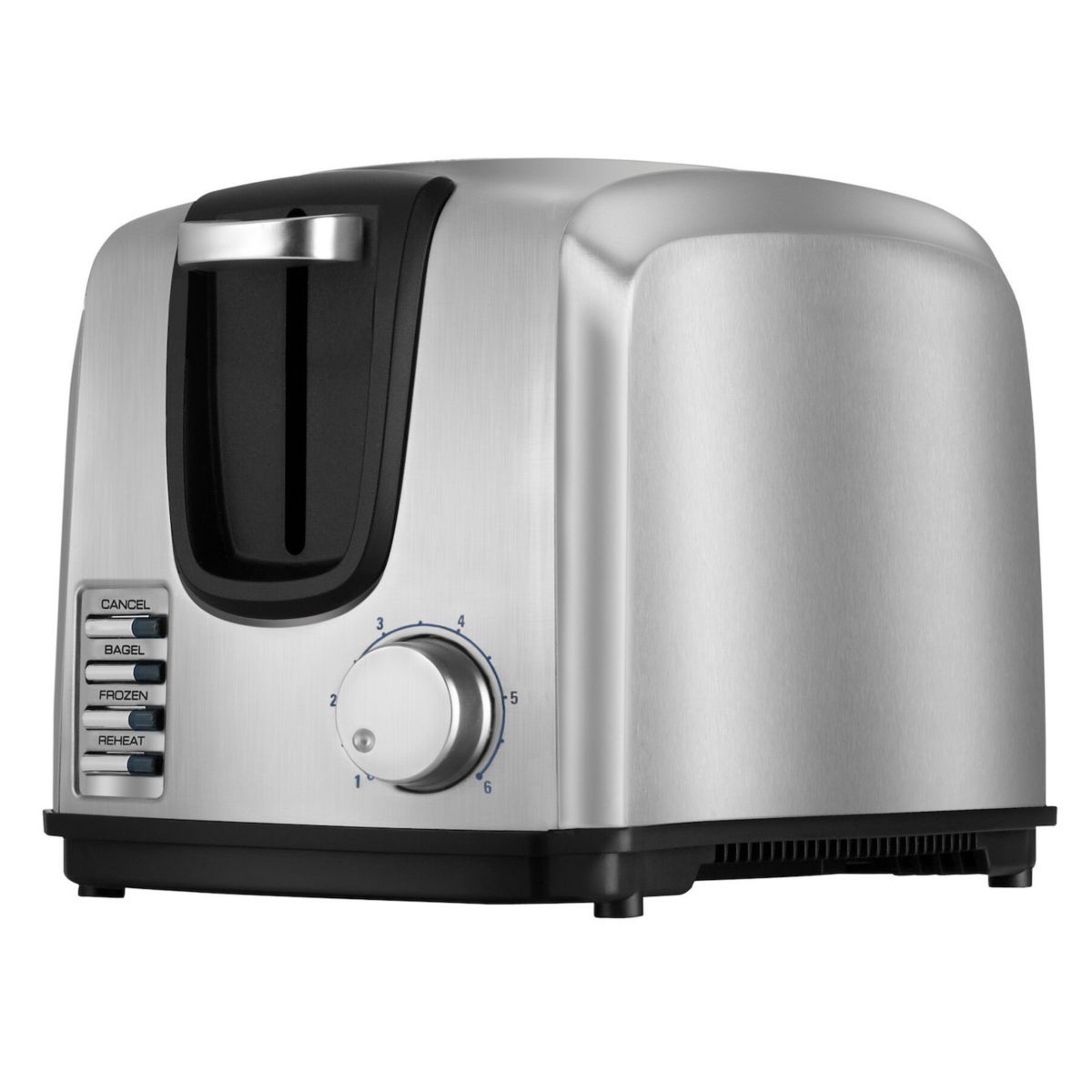 Black and Decker Stainless Steel Extra Wide 2 Slot Toaster in Silver BLACK+DECKER