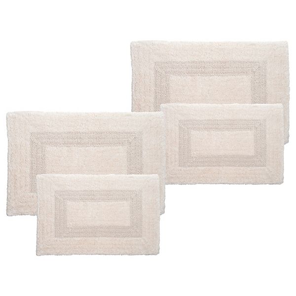 Lavish Home 4-pc. Cotton Bathroom Rug Set Lavish Home