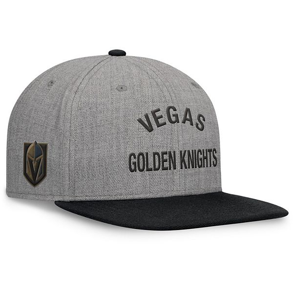 Стильная фетровая мужская кепка с кожаной регулировкой и логотипом Vegas Golden Knights Fanatics Signature