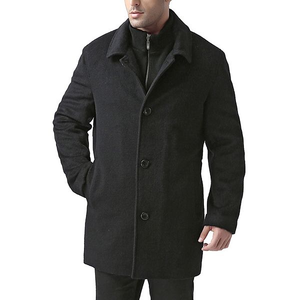 Мужская Повседневная куртка BGSD John Wool Blend Car Coat With Bib BGSD