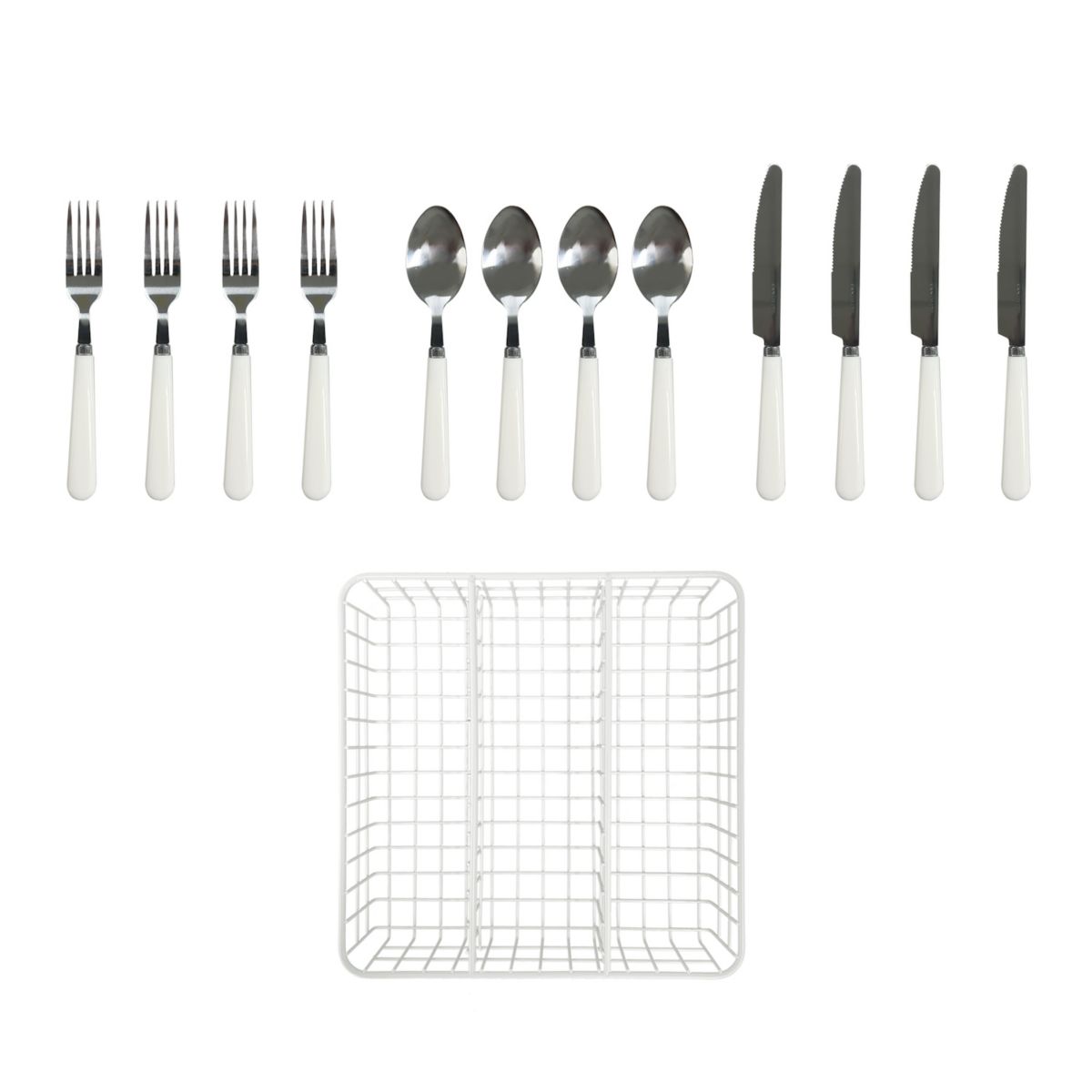 The Big One® 12-piece Flatware & Utensil Holder Set The Big One