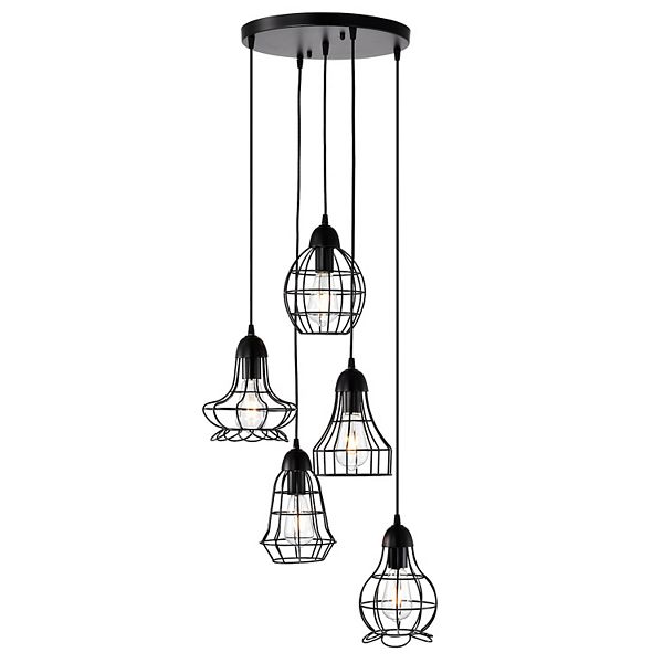 Greenville Signature 5-Light Cluster Pendant  for Dining Room, Kitchen Island Greenville Signature