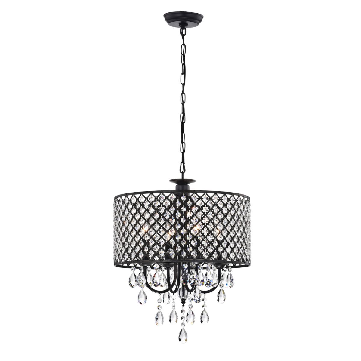 Greenville Signature 4-Light Drum Chandelier For Dining/Bedroom, Hallway, Living Room Greenville Signature