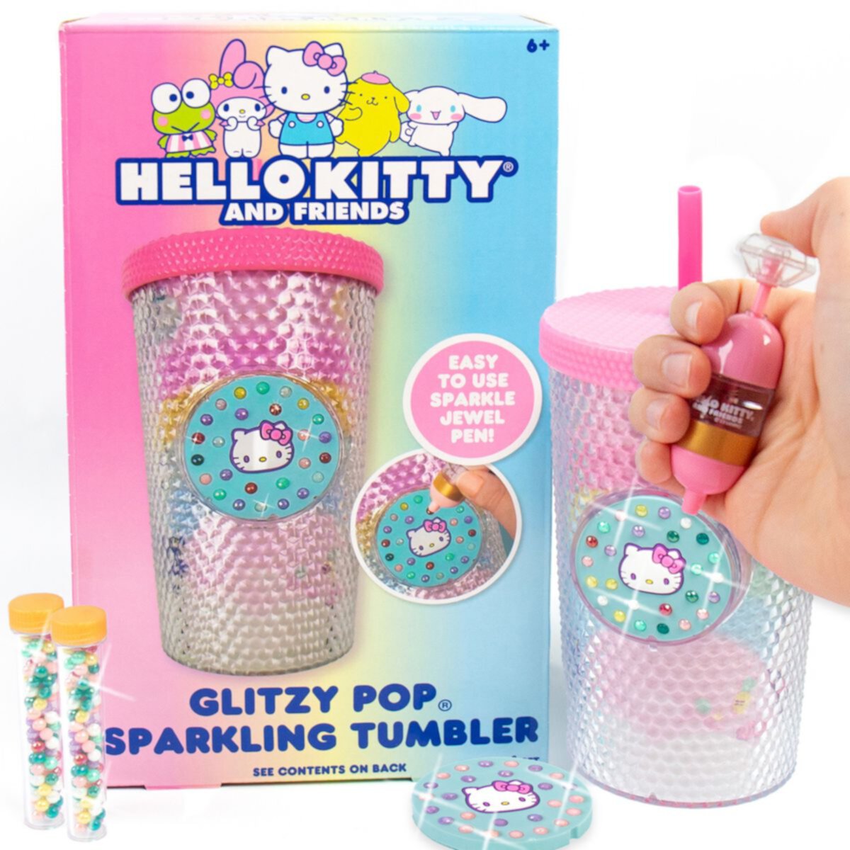 Hello Kitty and Friends Glitzy Pop Sparkling Tumbler Kit Unbranded