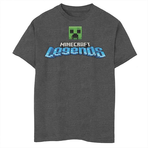 Футболка для мальчиков 8-20 лет с логотипом Minecraft Legends и короткими рукавами Minecraft