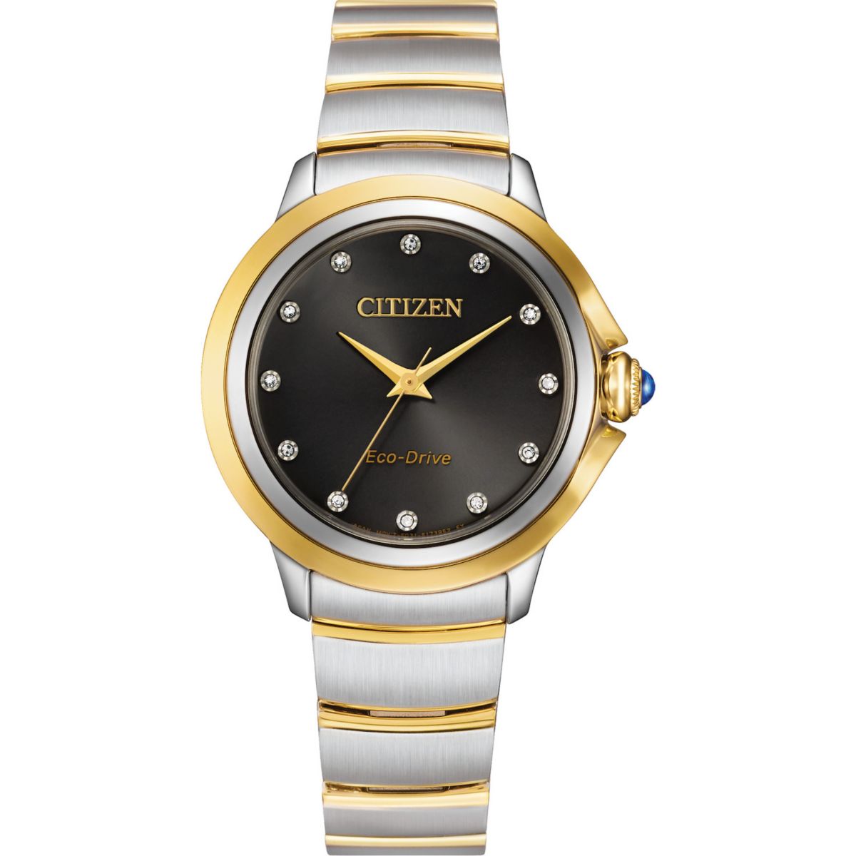 Citizen Eco-Drive Women's Ceci Two-Tone Stainless Steel Bracelet Watch - EM0954-50E Citizen