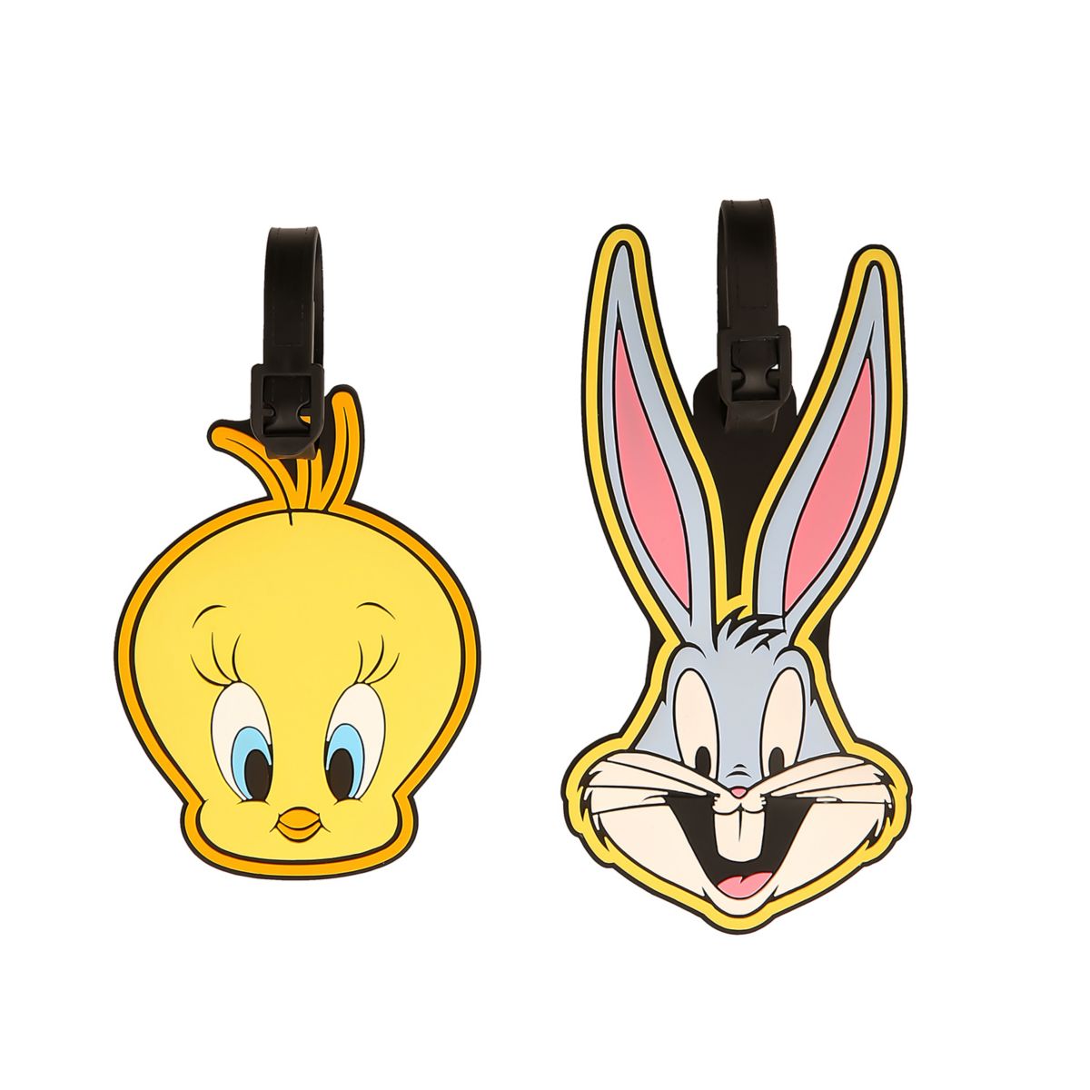 Looney Toons Bugs Bunny & Tweety Luggage Tags Licensed Character