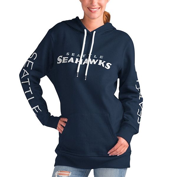 Женское худи Seattle Seahawks от G-III 4Her by Carl Banks с флисовой подкладкой In The Style