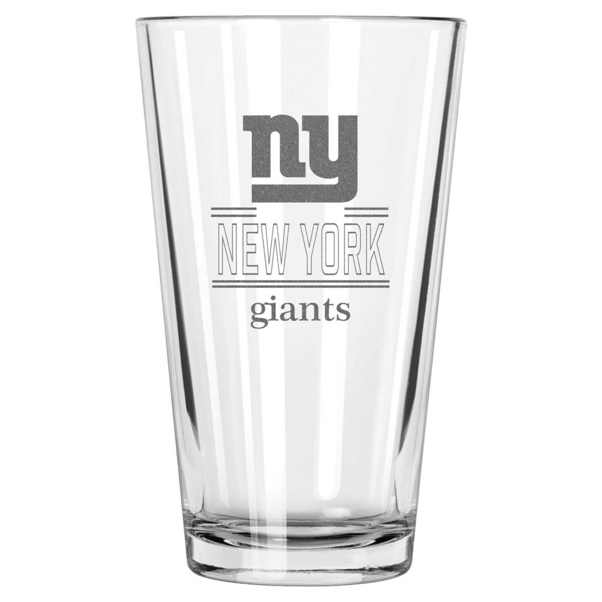 New York Giants 16oz. Etched Classic Crew Pint Glass The Memory Company