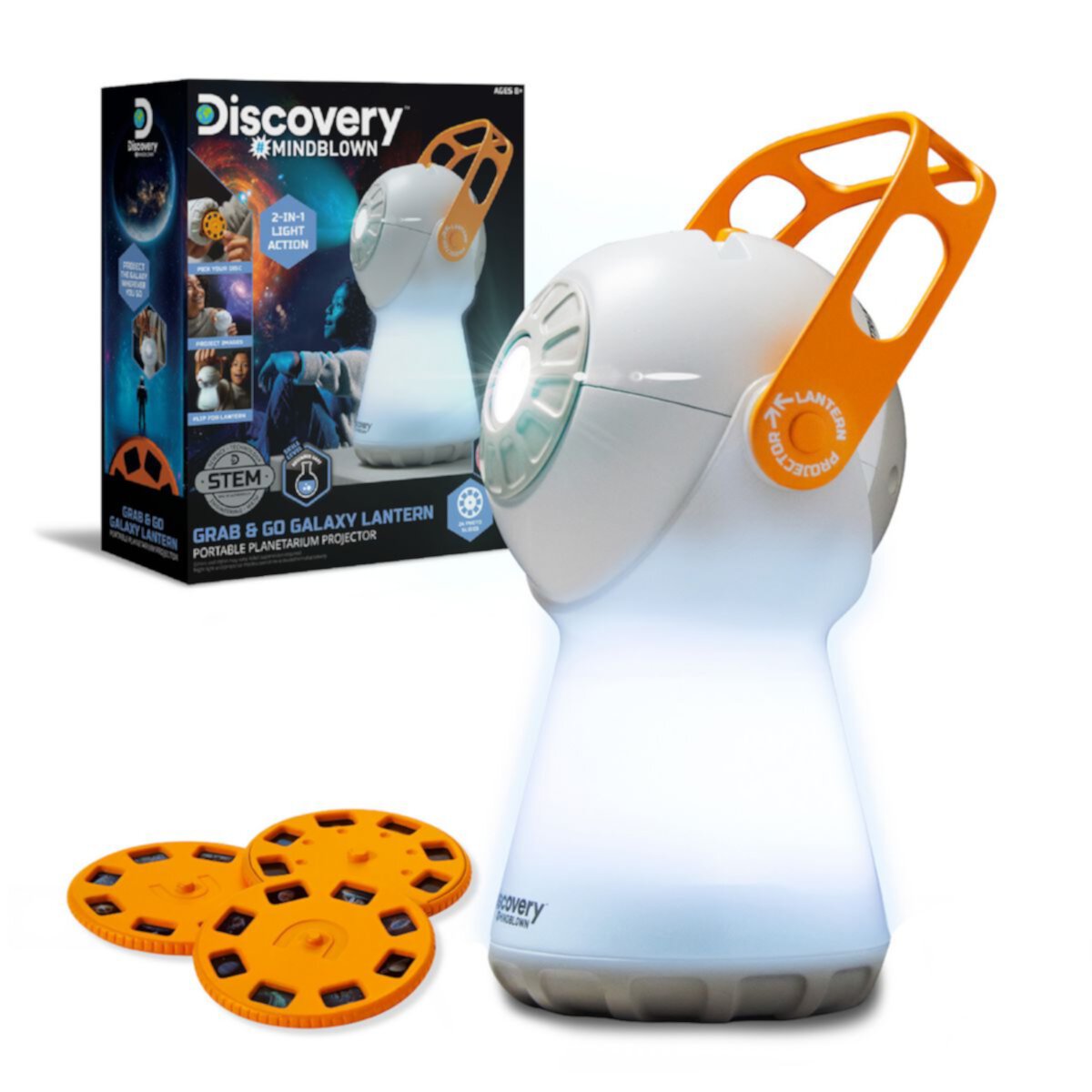 Discovery Mindblown Discovery™ #Mindblown Grab & Go Galaxy Lantern Portable Planetarium Projector Discovery Mindblown