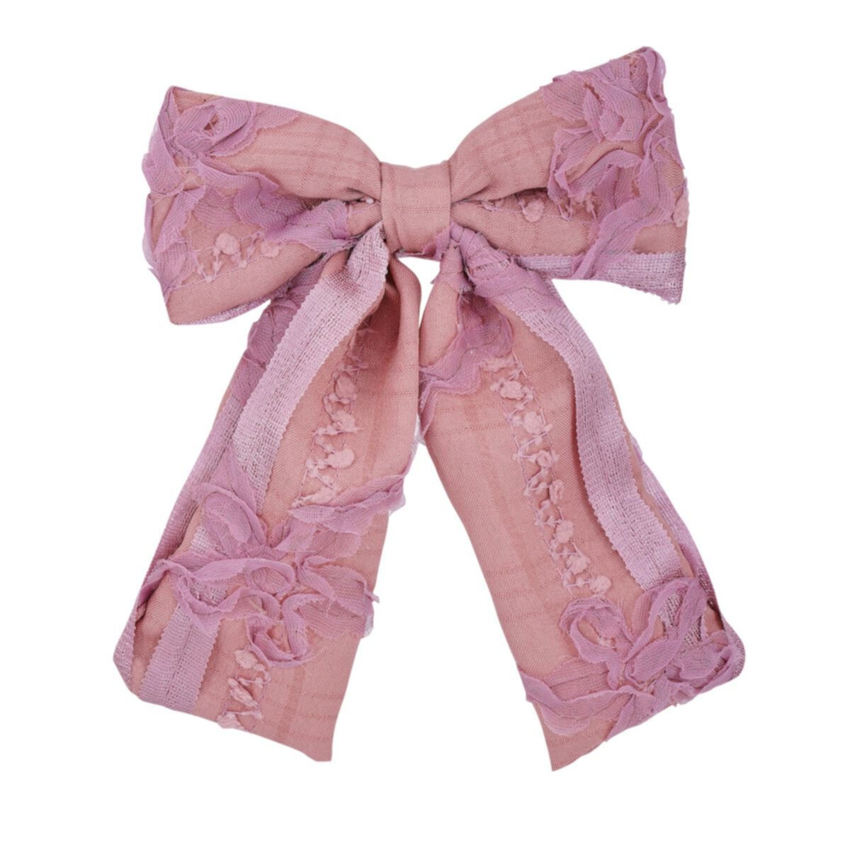 Заколка для волос Berry Jewelry Large Mauve Satin Bow Berry Jewelry