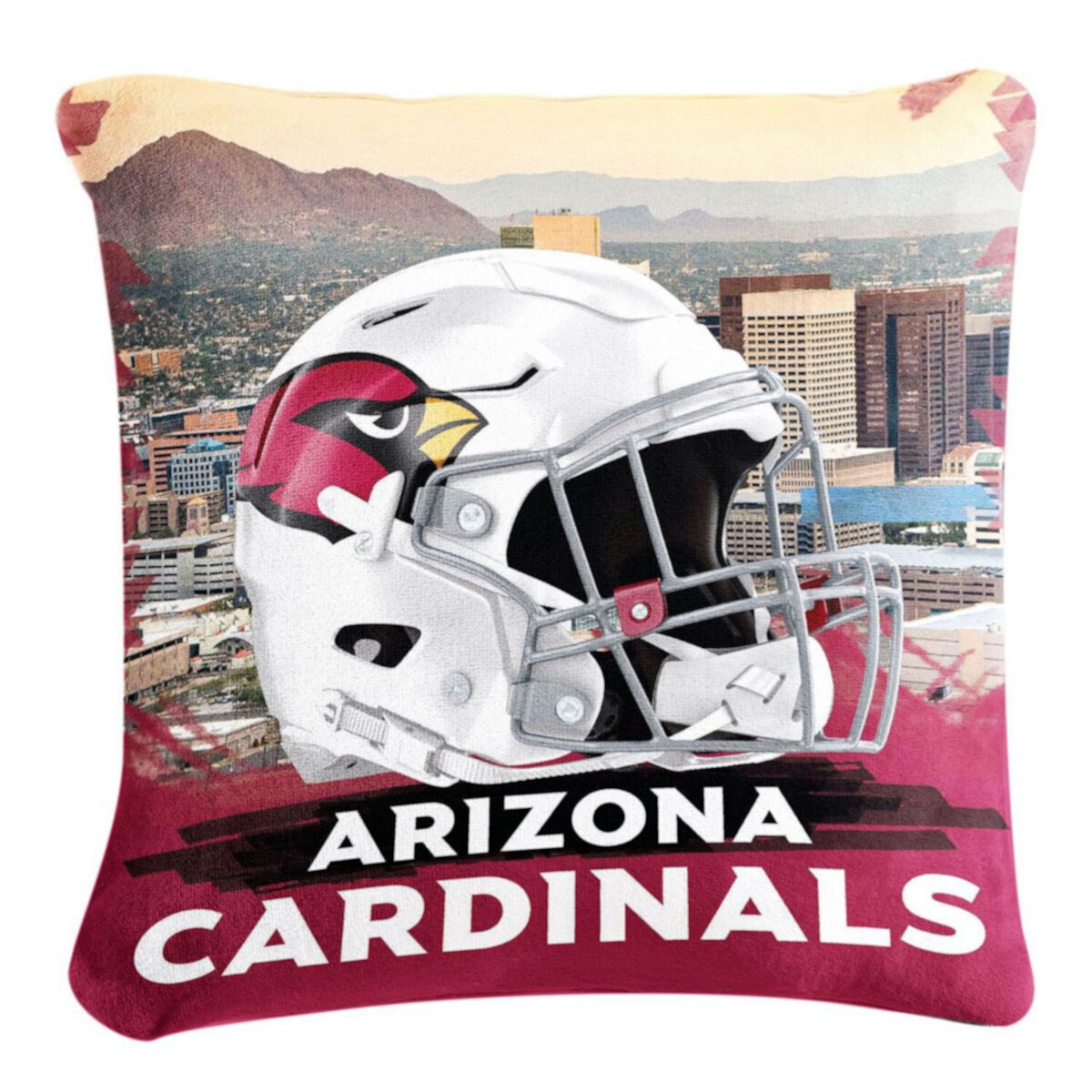 Подушка с изображением города Arizona Cardinals, 40x40 см, 100% полиэстер Logo Brand