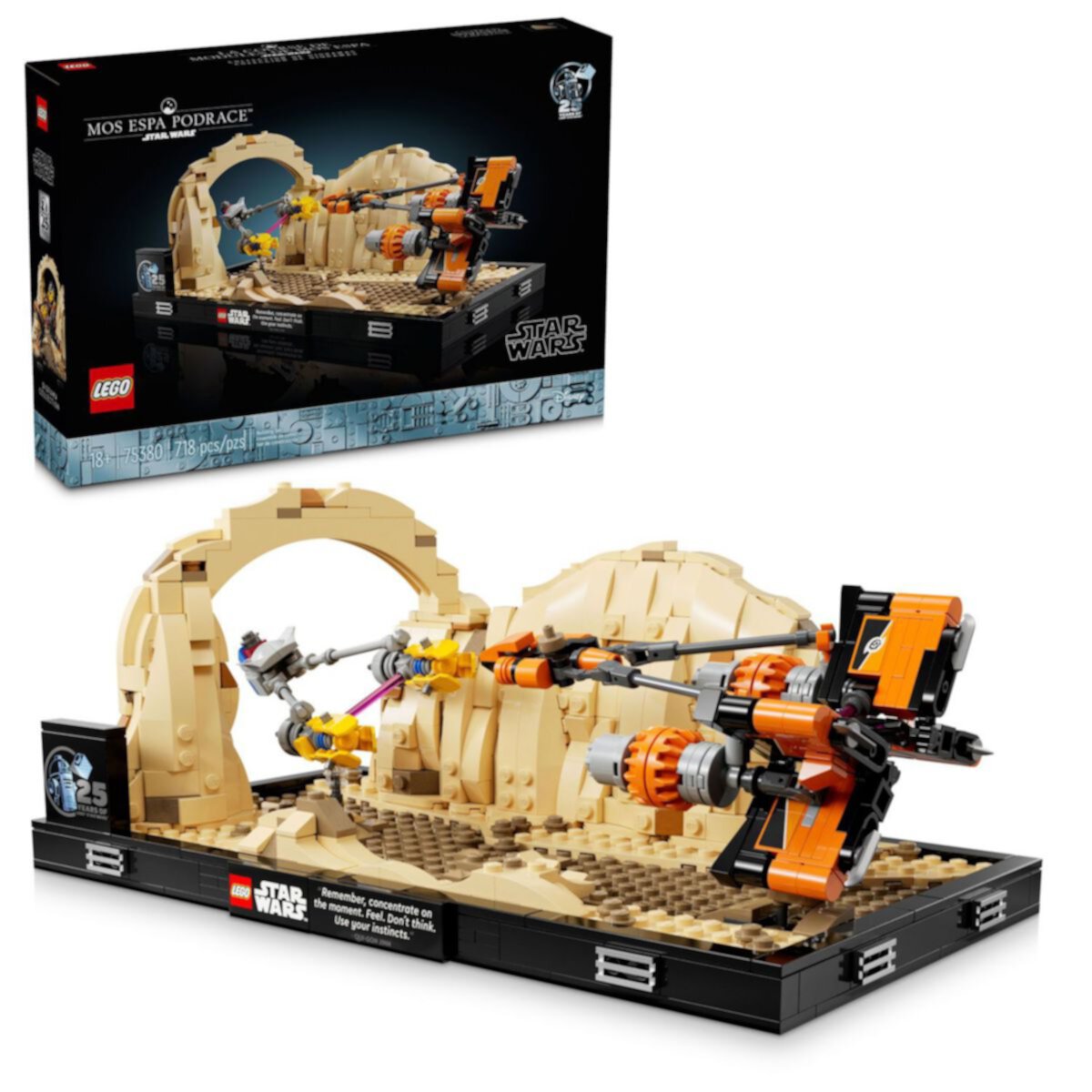 Набор игрушек Lego Star Wars Mos Espa Podrace Diorama Build and Display Set 75380 Lego